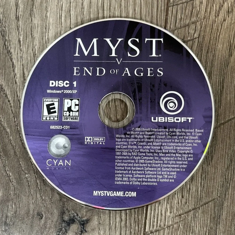 Myst V: End of Ages: The Last Chapter - PC - Video Game 2005